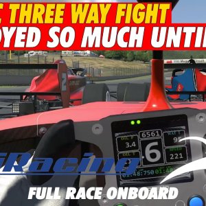 iRacing | Three-way fight for win for 7 laps | F4 @ Mugello
