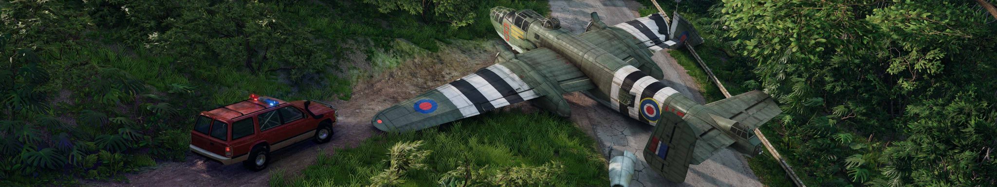 0 BeamNG B25 Mitchell BOMBER at JUNGLE ROCK Fire copy.jpg