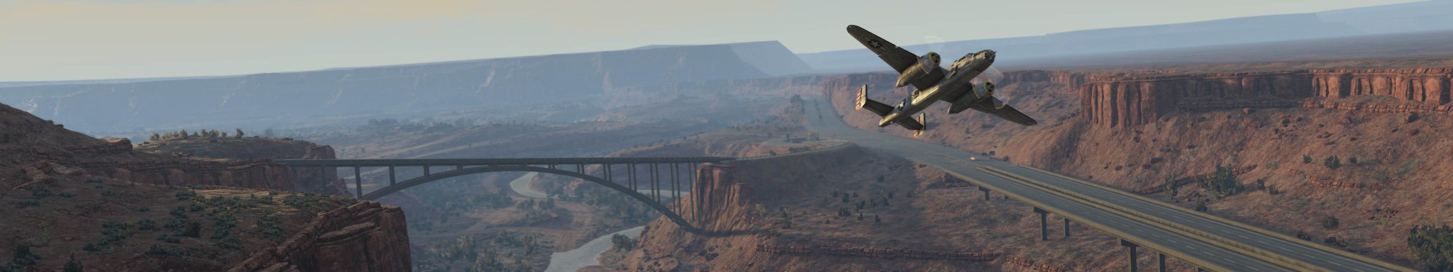 00b BeamNG B25 Mitchell BOMBER Bridge at UTAH copy.jpg