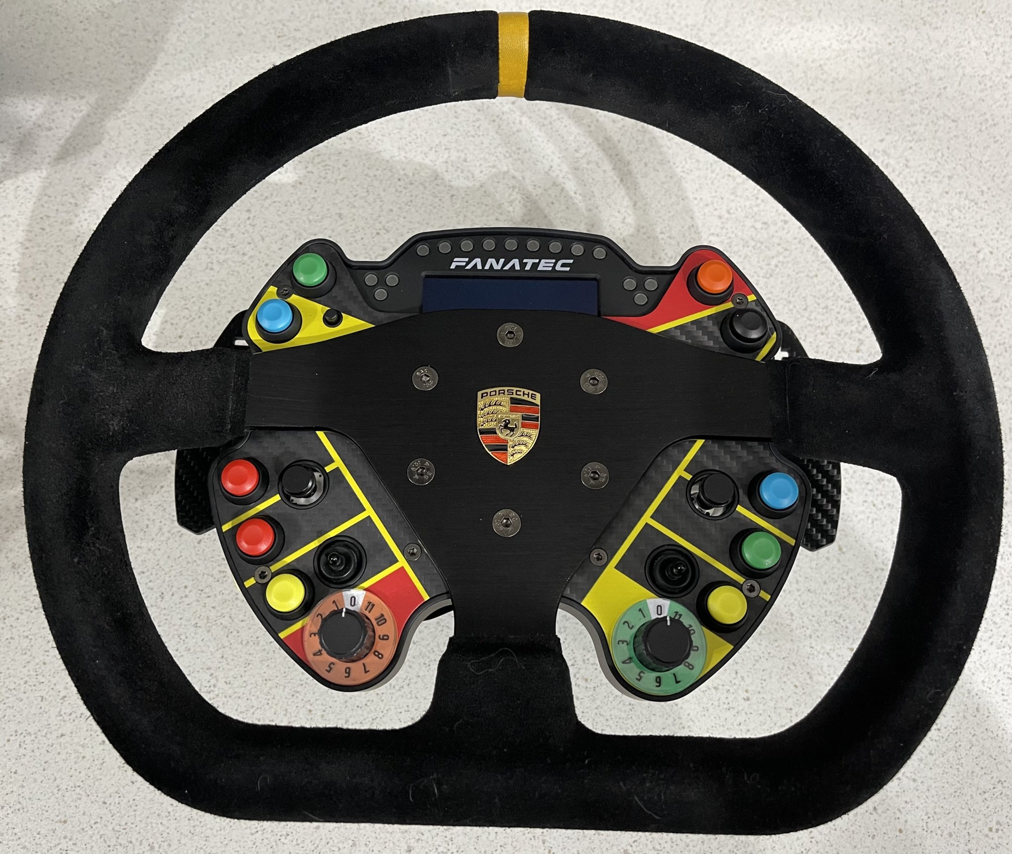 Sell - Fanatic Podium Steering Wheel Porsche 911 GT3 R Suede 