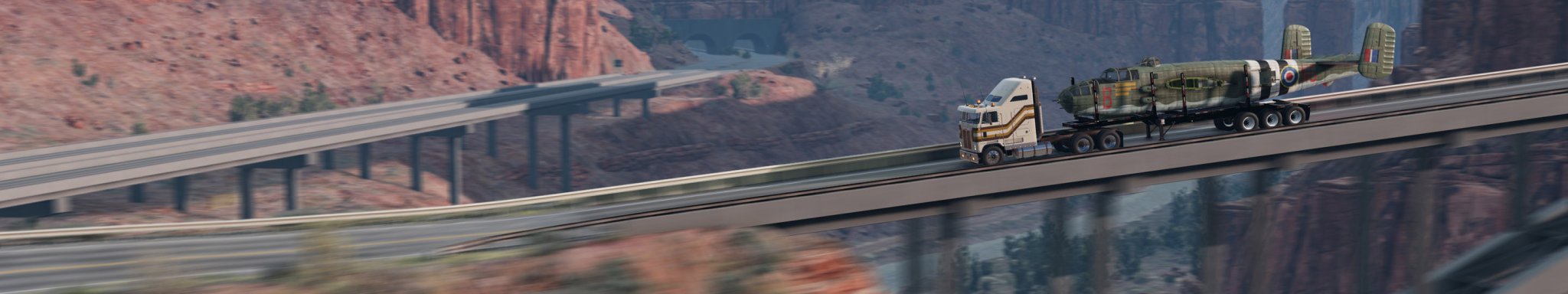 3 MOTION BLUR BeamNG Gavril TC83 with B25 on TRAILER at UTAH copy.jpg