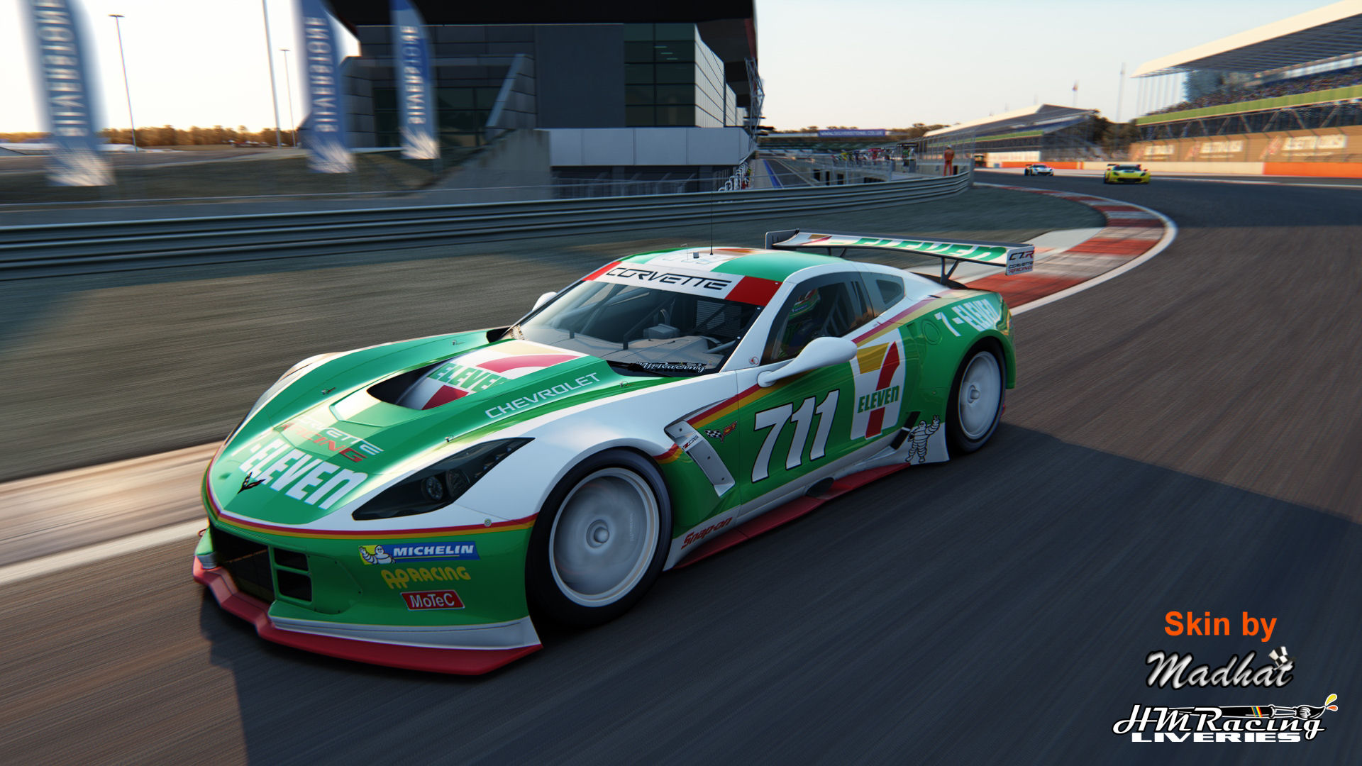 7-11 Corvette C7R Madhat HMRacing Liveries 06.jpg