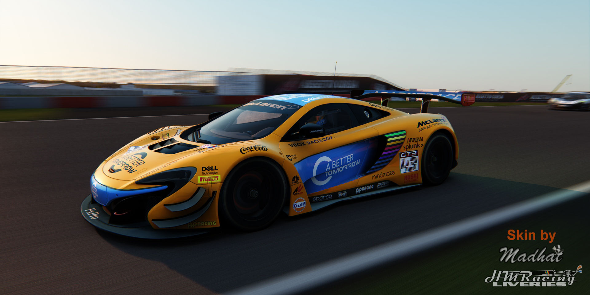 A Better Tomorrow McLaren 650s GT3 Madhat HMRacing Liveries 09.jpg