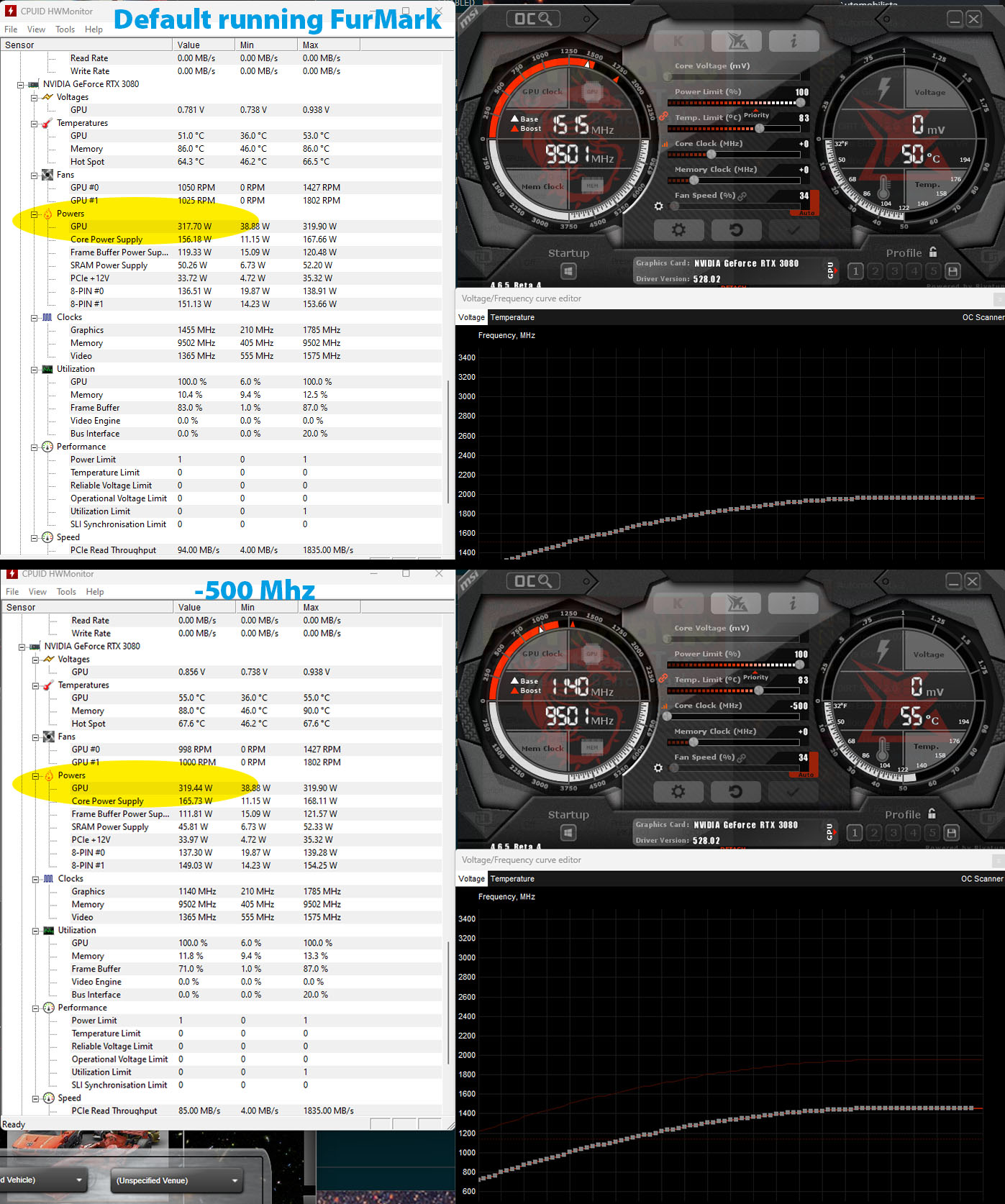 Afterburner-default vs -500Mhz.jpg