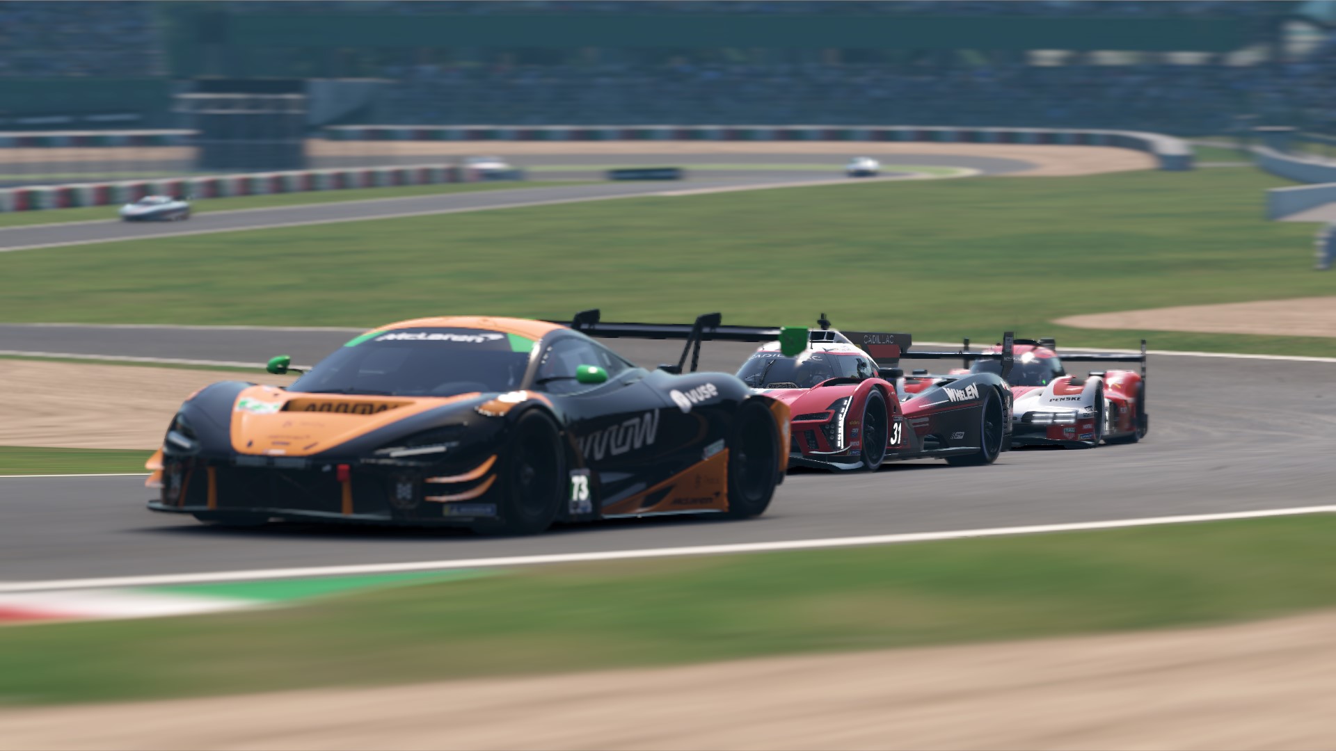 Multiclass racing in AMS2.