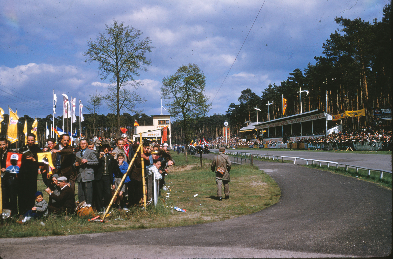 D (10) 13-5-56. Heading out to starting grid at Hockenheim..jpg