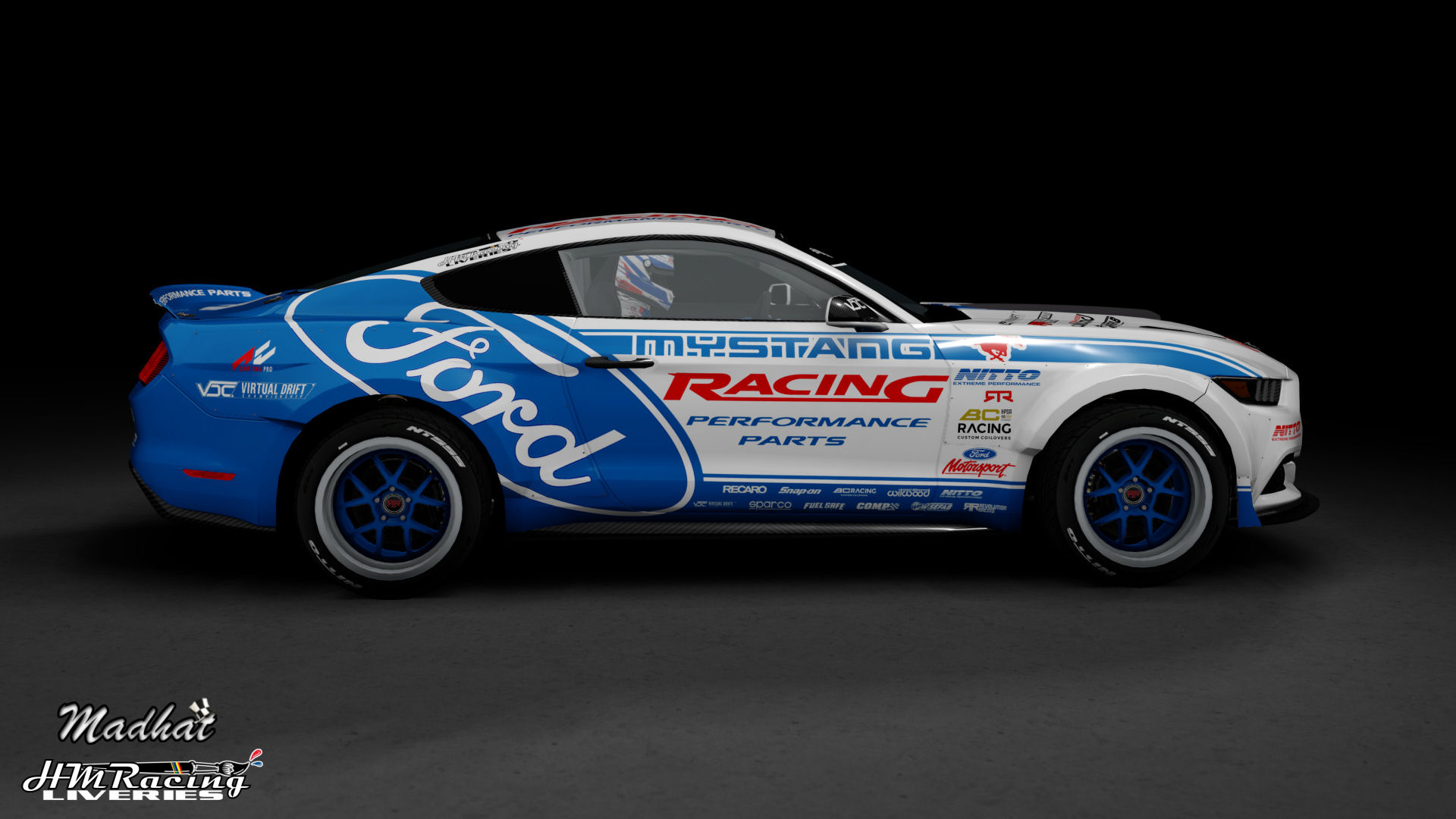 Ford Racing Performance Parts VDC RTR Mustang Madhat HMRacing Liveries 03.jpg