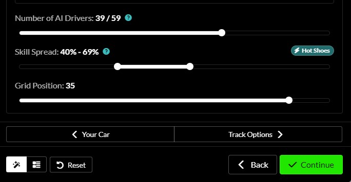 iRacing's AI Difficulty range can be tricky to get to grips with.