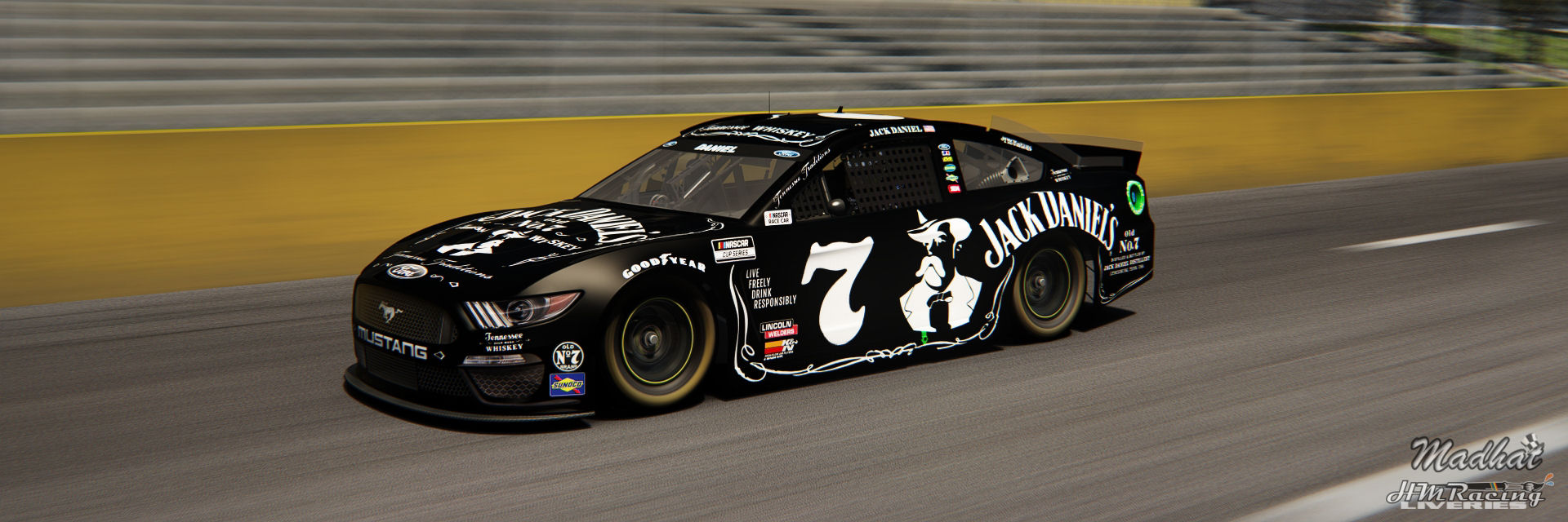 Jack Daniels 7 RSS Hyperion Mustang Nascar  Madhat HMRacing Liveries 08.jpg