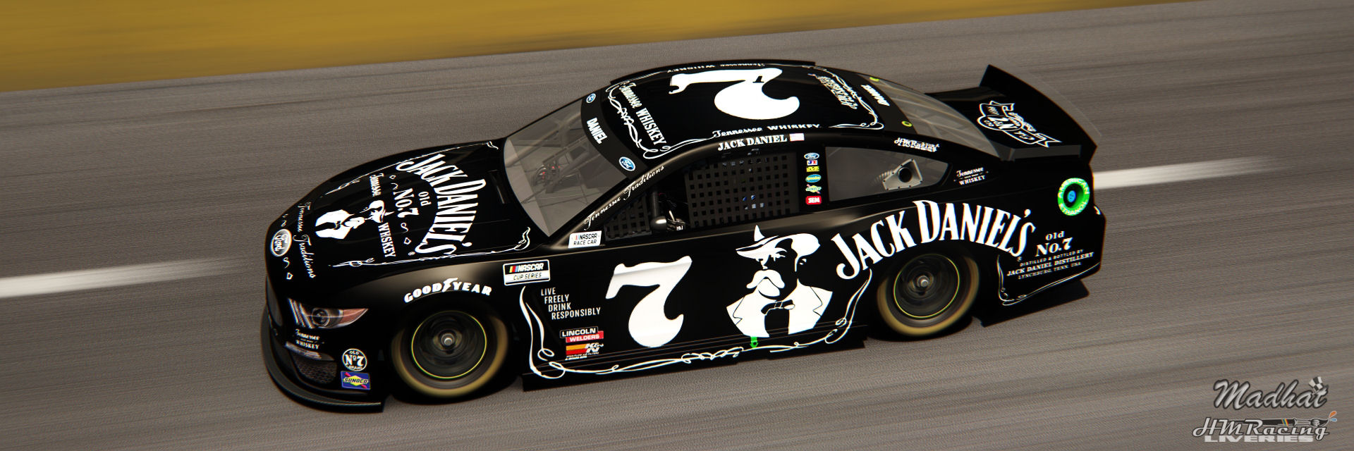 Jack Daniels 7 RSS Hyperion Mustang Nascar  Madhat HMRacing Liveries 09.jpg