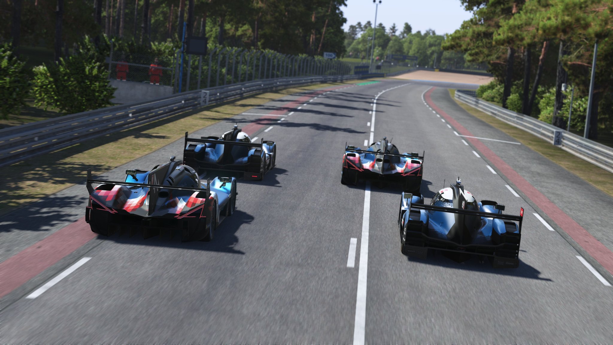 Le Mans Ultimate's AI runs a set of clear lines.