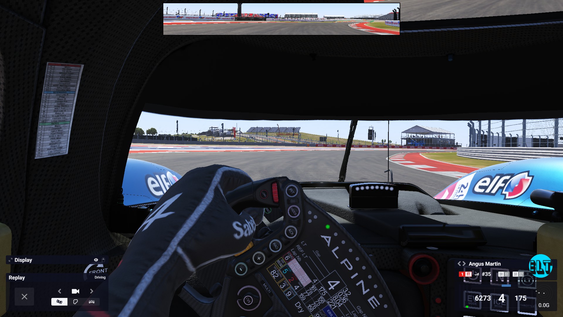 Turn 17 at COTA requires a gentle entry.