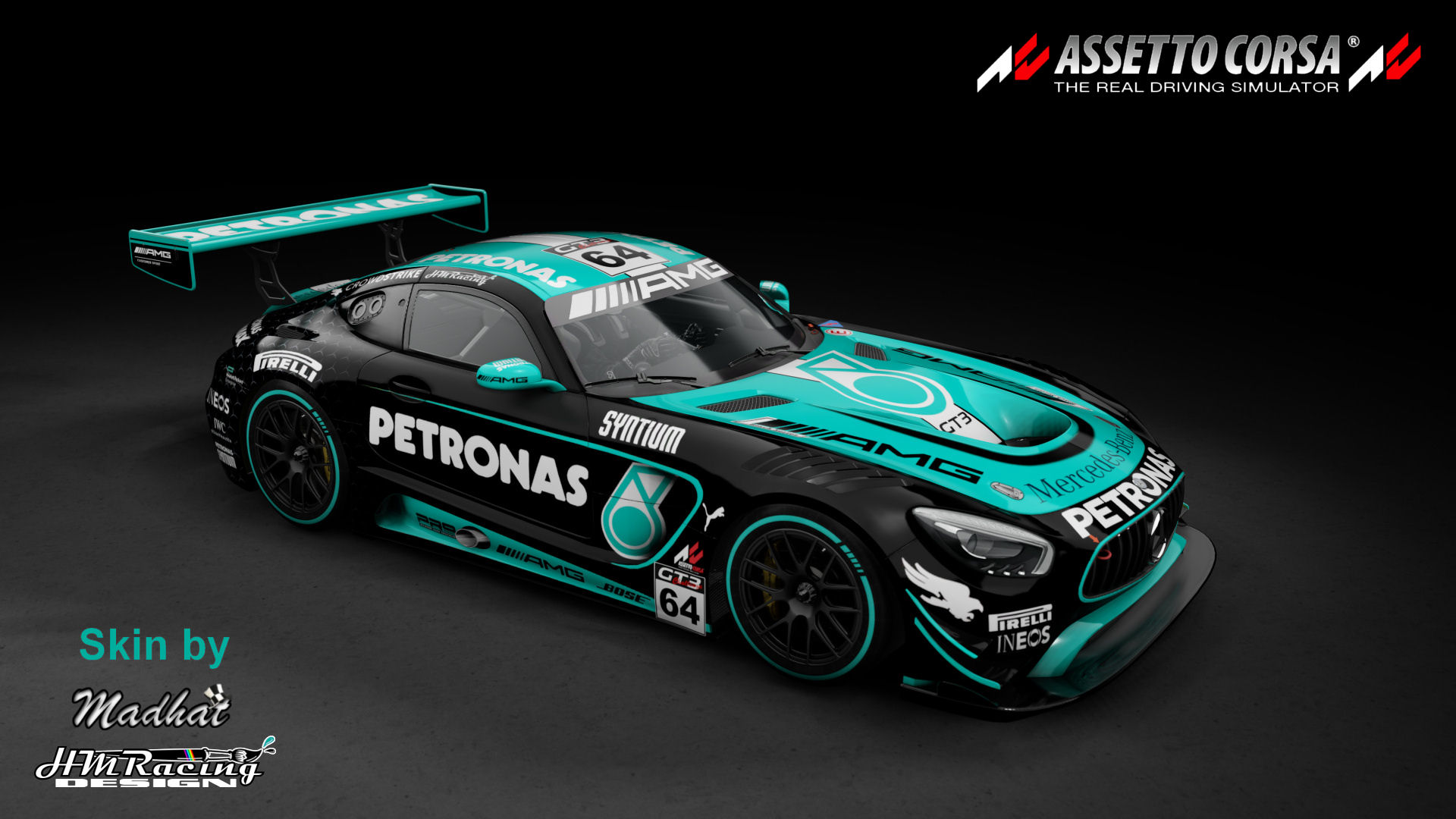 Mercedes AMG GT3 Petronas black 02.jpg