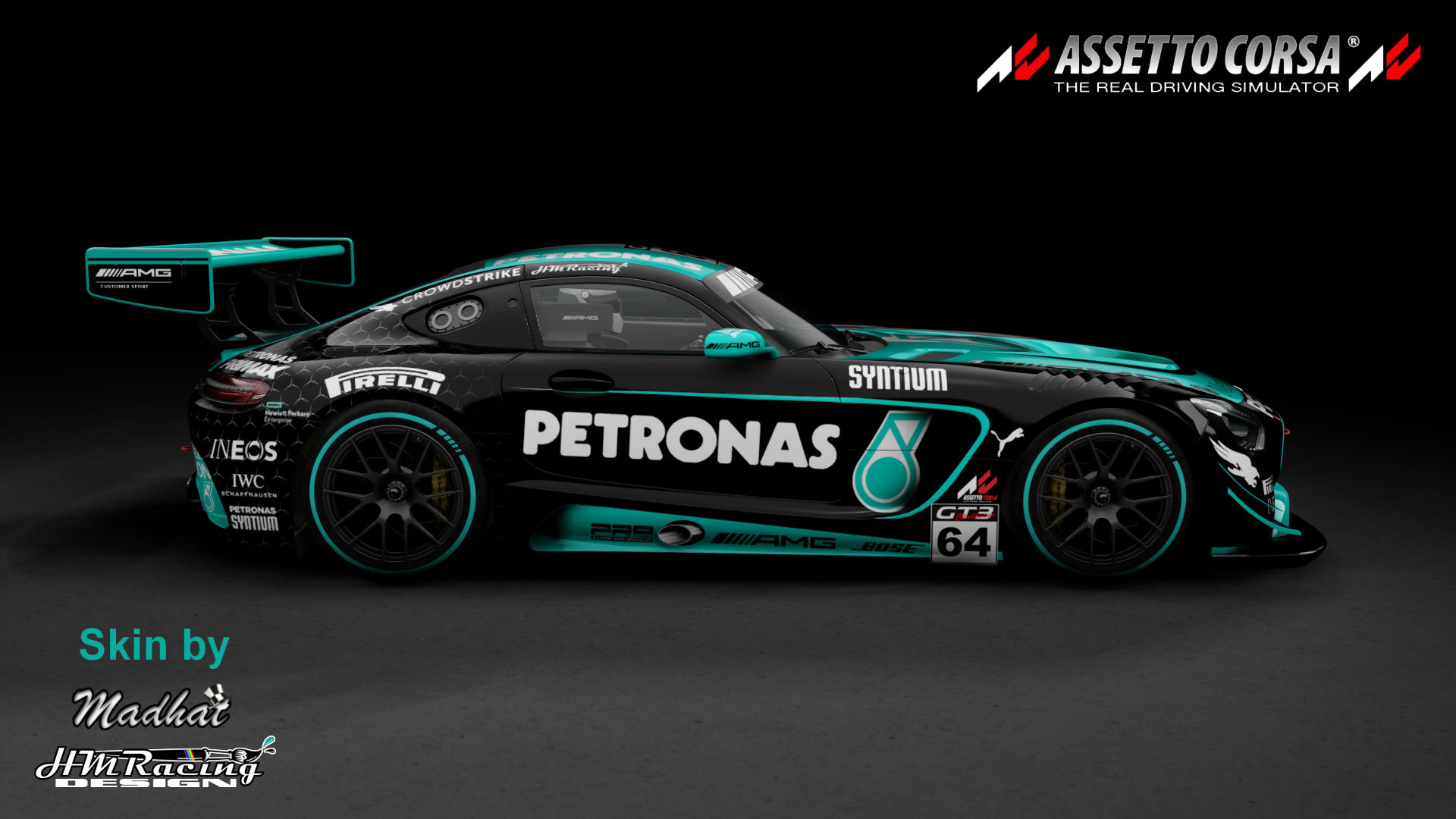 Mercedes AMG GT3 Petronas black 04.jpg