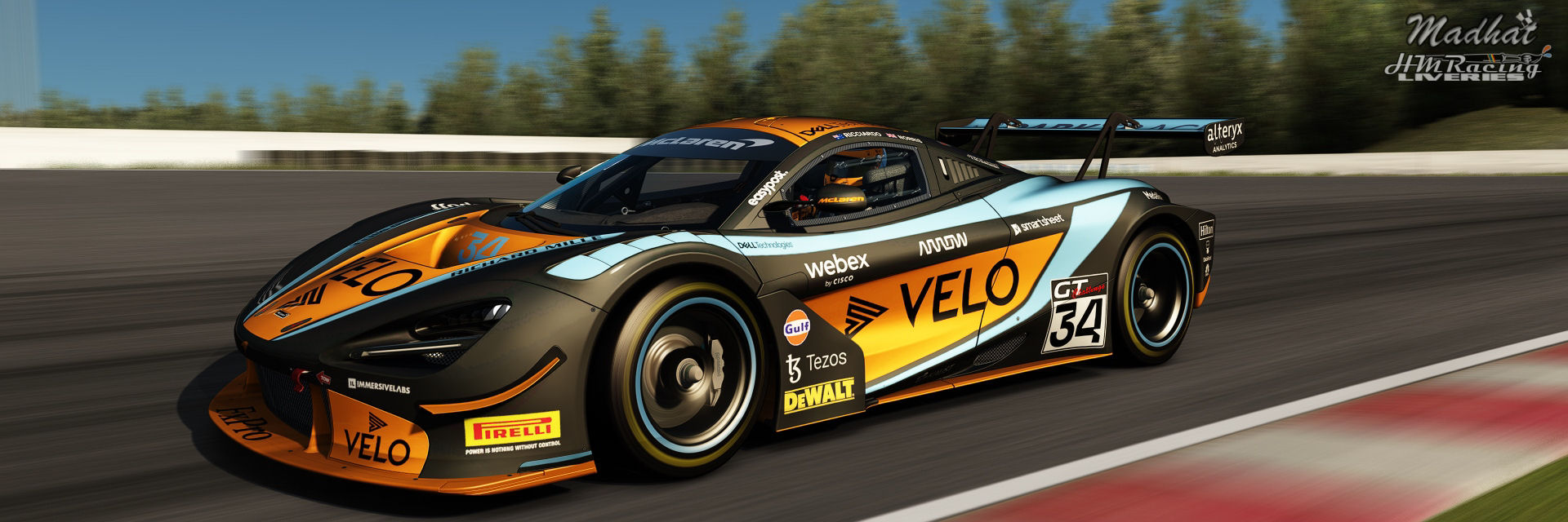 Velo McLaren 720s GT3 Madhat HMRacing Liveries 07.jpg