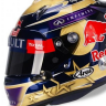 Sebastian Vettel 24 carat gold helmet