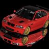 BMW M3 CSL TRACK BY RGT MODS SKIN IMOLA RED