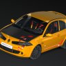 RENAULT MEGANE RS R26 TRACKTOOL BY RGT MODS - SKIN YELLOW