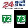 Luc Alphand Aventures Corvette Racing #72 #73 2010 24H Le mans