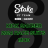 KICK SAUBER 2024 RACE SUITS
