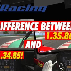 iRacing Ferrari 296 GT3 Challenge - Misano Hotlap Comparison 1:34.850