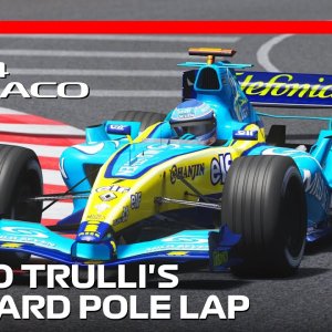 Jarno Trulli's Pole Lap | 2004 Monaco Grand Prix | #assettocorsa
