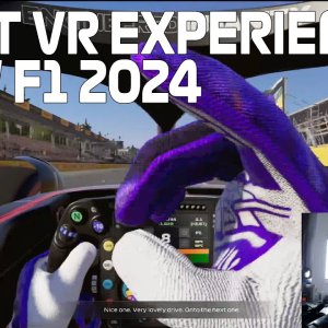 NEW F1 24 driven in VR | 3 Laps at Monza | + Fanzone