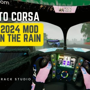 Assetto Corsa New F1 2024 A524 Mod by RTT Studio at Montreal RainFx