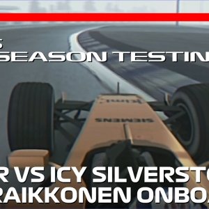Kimi Raikkonen VS Snow-Covered Silverstone! | 2005 Pre-Season Testing | #assettocorsa