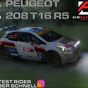 PEUGEOT 208 T16 R5 BY LFSIMRACING - N&F MODDING - ASSETTO CORSA- TRACK SEMETIN