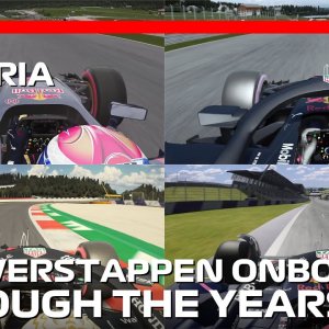 Max Verstappen Onboard Through The Years! | Austrian Grand Prix | #assettocorsa