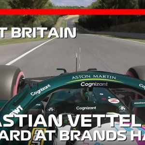 A Few Laps with Sebastian Vettel at Brands Hatch! | 2021 British Grand Prix | #assettocorsa