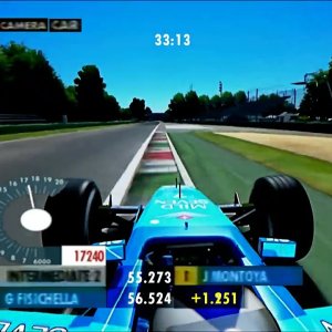 F1 2001 Monza - Giancarlo Fisichella OnBoard Qualifying Lap - #assettocorsa