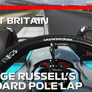 George Russell's Pole Lap at Silverstone | 2024 British Grand Prix | #assettocorsa