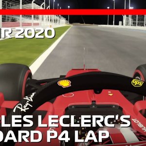 Charles Leclerc's Impressive P4 Lap! | 2020 Sakhir Grand Prix | #assettocorsa