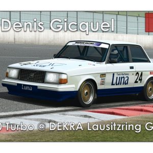 RaceRoom Leaderboard Hotlap - DEKRA Lausitzring Oval T1 - Volvo 240 Turbo - Denis Gicquel - 1.46:971