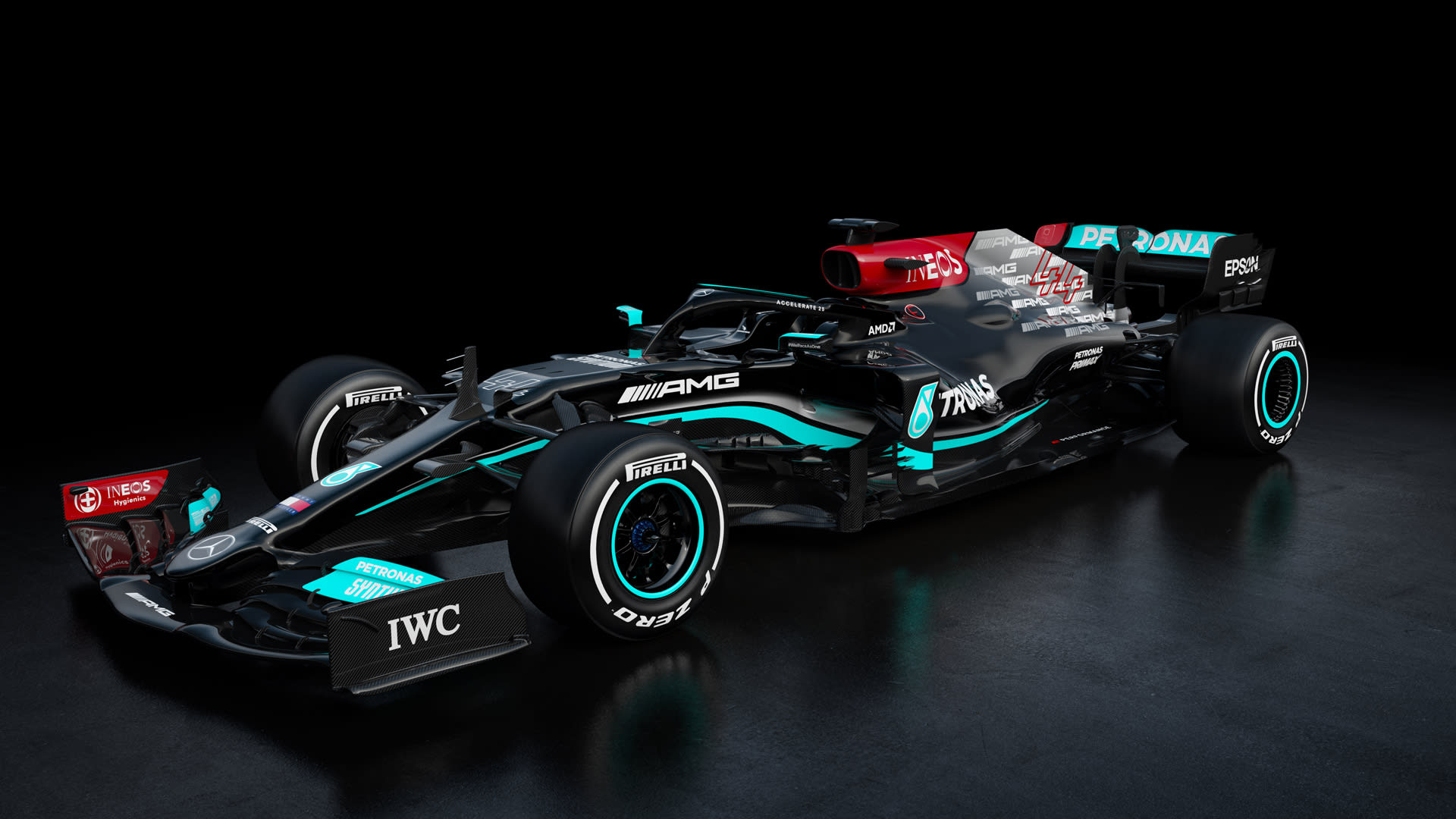 Mercedes retain black livery as they unveil Hamilton and Bottas' new F1 car  for 2021 | Formula 1®