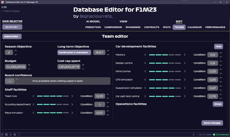 r/F1Manager - Database Editor 1.7.1 release